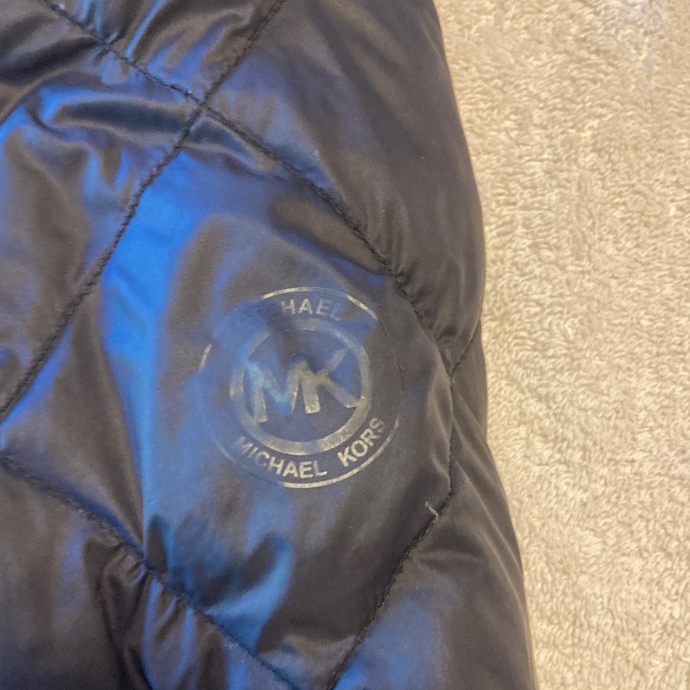 Michael Kors Black Quilted Puffer Jacket - Picture 8 of 8